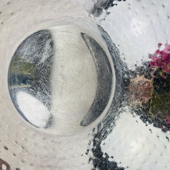 RARE Pier 1 Imports India Hammered Copper Nesting Bowl Set of 4 Stainless Steel - Picture 5 of 16